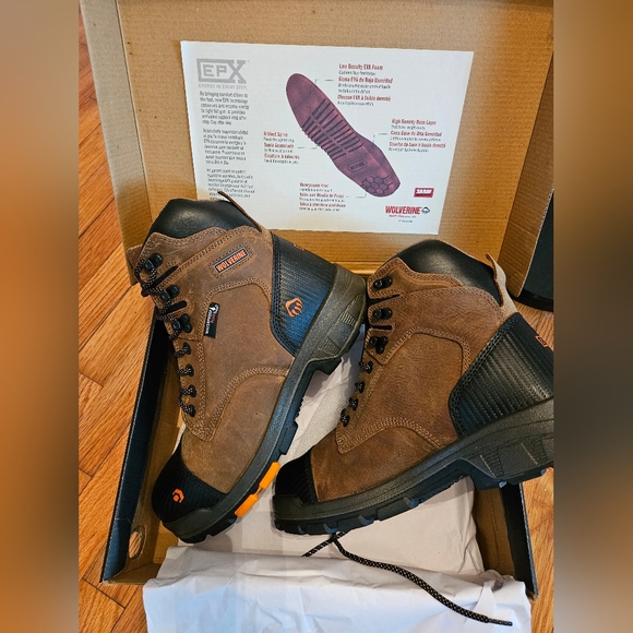 Wolverine Blade LX6 Composite Toe Men\'s Work Boots (12M) NWT